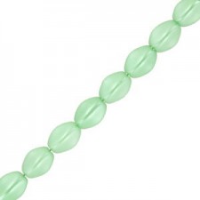 Czech Pinch beads 5x3mm Alabaster pastel light green 02010/25025